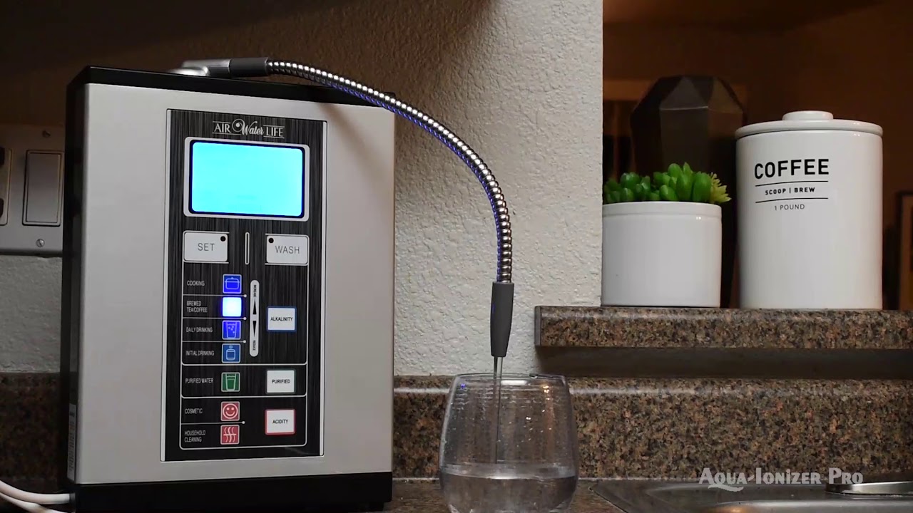 Air Water Life Aqua Ionizer Deluxe 9.5 Review in kitchen